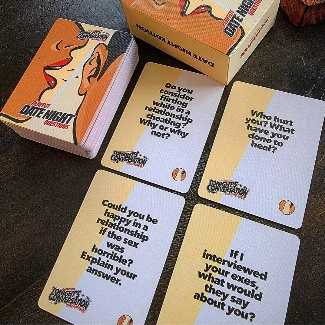 Tonight'S Conversation Card Game Date Night Edition over 100 Open-Ended Questions