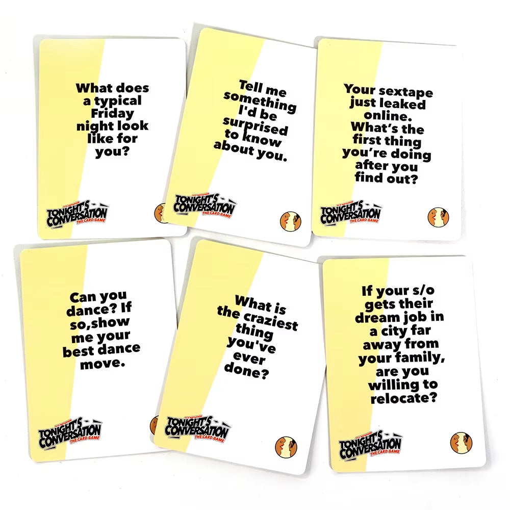 Tonight'S Conversation Card Game Date Night Edition over 100 Open-Ended Questions