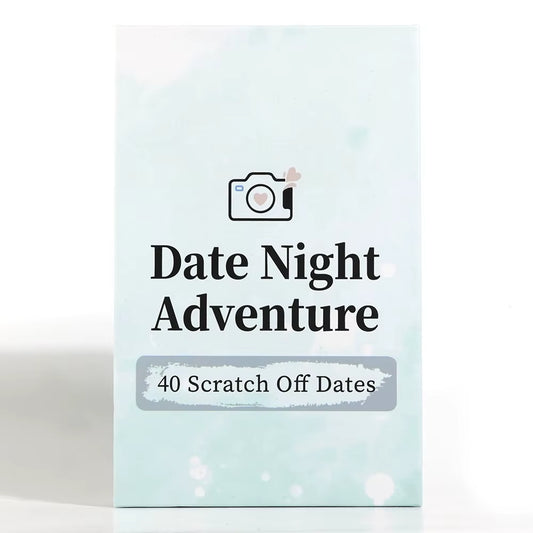 Date Night Advanture 40 Scratch off Date for Couples, Romantic Gift, Fun Adventurous Card Game